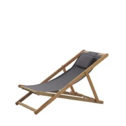 Beliani - AVELLINO - Strandstoel - Grijs - Polyester -Meubels Voor Thuis 11712748