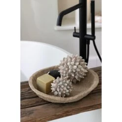 J-Line Bol Schelpen Pike Wit Small -Meubels Voor Thuis 11728846