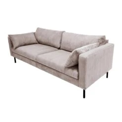 By FonQ Ease 3-zitsbank - Mink - Rib -Meubels Voor Thuis 11742709