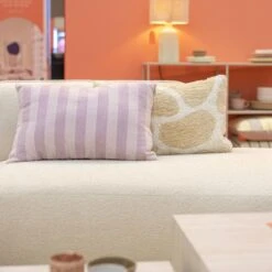 By FonQ Soft Ottomane Bank Rechts - Crème -Meubels Voor Thuis 11750754