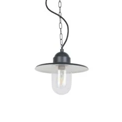 QAZQA Landelijke Buiten Hanglamp Donkergrijs IP44 - Kansas Grafiet -Meubels Voor Thuis 11765813