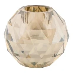 Artichok Susie Glazen Kandelaar Bruin -Meubels Voor Thuis 11767513