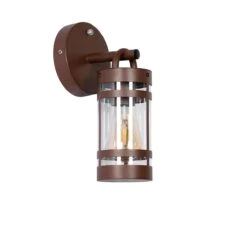 QAZQA Buiten Wandlamp Roestbruin IP44 Licht-donker Sensor - Ruben -Meubels Voor Thuis 11768317