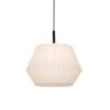 QAZQA Buiten Hanglamp Zwart Met Witte Kap 45,6 Cm IP44 - Robbert -Meubels Voor Thuis 11769189