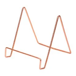 QUVIO Boekenstandaard Metaal - Rosegoud -Meubels Voor Thuis 11772811