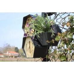 Capi Europe Bijenhotel Hive - 19x23x20 - Antraciet -Meubels Voor Thuis 11775207