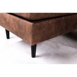 Giga Meubel - 3-Zits Bank Bruin Met Hoofdsteun -Meubels Voor Thuis 11779865