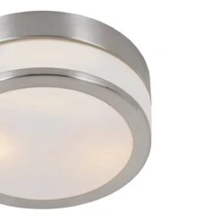 QAZQA Klassieke Buiten Plafondlamp Staal 23 Cm IP44 - Flavi -Meubels Voor Thuis 11790221