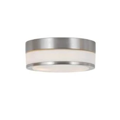 QAZQA Klassieke Buiten Plafondlamp Staal 23 Cm IP44 - Flavi -Meubels Voor Thuis 11790238