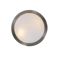 QAZQA Klassieke Buiten Plafondlamp Staal 23 Cm IP44 - Flavi -Meubels Voor Thuis 11790246