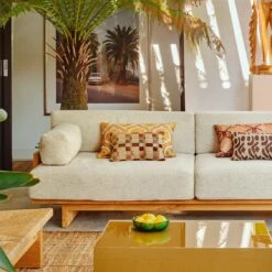 HKliving Silk Sierkussen 25 X 40 Cm - Rural -Meubels Voor Thuis 9430150