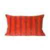 HKliving Striped Velvet Sierkussen 30 X 50 Cm - Bordeaux -Meubels Voor Thuis 9430151