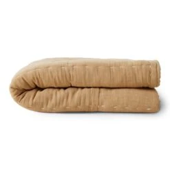 HKliving Quilted Plaid 170 X 130 Cm - Sand -Meubels Voor Thuis 9430162