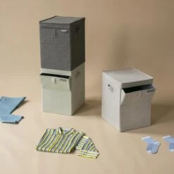 Brabantia Wasbox Stapelbaar 35 L - Set Van 3 -Meubels Voor Thuis 9431022