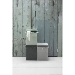 Brabantia Wasbox Stapelbaar 35 L - Set Van 3 -Meubels Voor Thuis 9431029