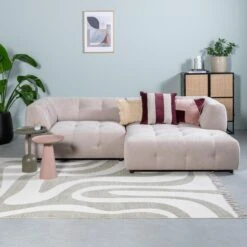 By FonQ Sierkussen Set Van 3 - Velvet - Stripe - Wave -Meubels Voor Thuis 9431081