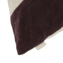 By FonQ Stripe Sierkussen 50 X 50 Cm - Aubergine -Meubels Voor Thuis 9431095