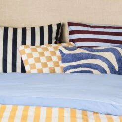 HKliving Checkered Sierkussen 38 X 48 Cm - Grapefruit -Meubels Voor Thuis 9431949