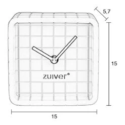 Zuiver Cute Concrete Tafelklok - Terra -Meubels Voor Thuis 9432133