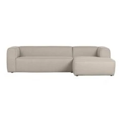 Woood Exclusive Bean Chaise Longue Rechts - Polyester - Beige 14 Woood Exclusive Bean Chaise Longue Rechts - Polyester - Beige -Meubels Voor Thuis 9432500