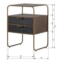 BePureHome Polite Nachtkastje -Meubels Voor Thuis 9432646