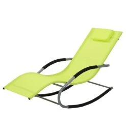 Beliani - CARANO - Strandstoel - Groen - Staal 16 Beliani - CARANO - Strandstoel - Groen - Staal -Meubels Voor Thuis 9433267