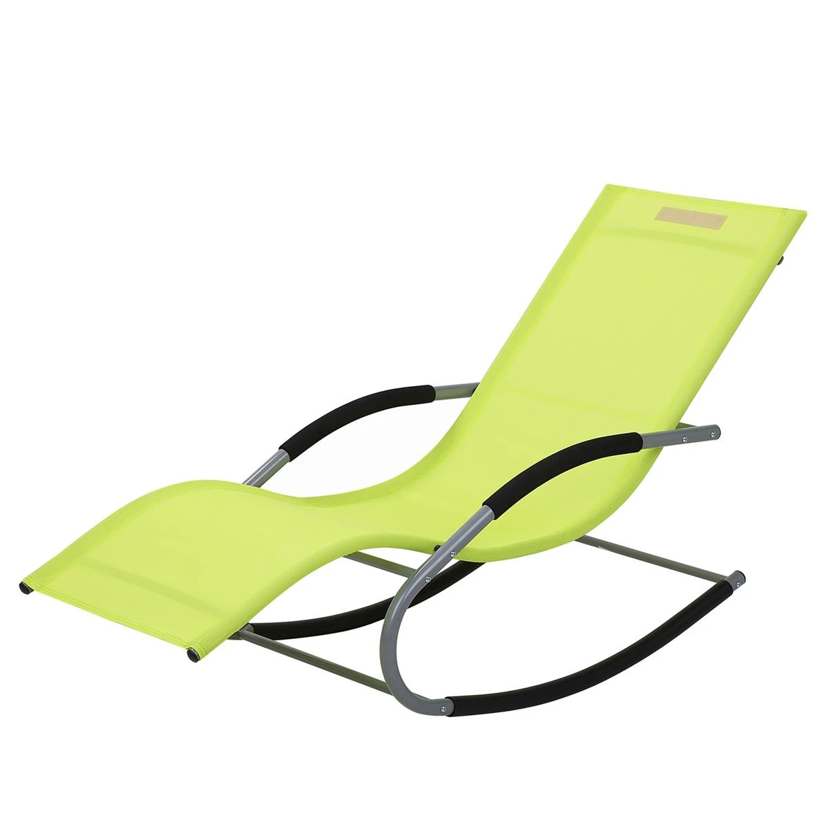 Beliani - CARANO - Strandstoel - Groen - Staal 6 Beliani - CARANO - Strandstoel - Groen - Staal - Afbeelding 4