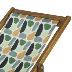 Beliani-ANZIO -Strandstoel Set Van 2-Lichthout|Multicolor-Polyester -Meubels Voor Thuis 9434141