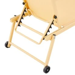 Beliani - PORTOFINO - Strandstoel - Geel - Aluminium -Meubels Voor Thuis 9434606