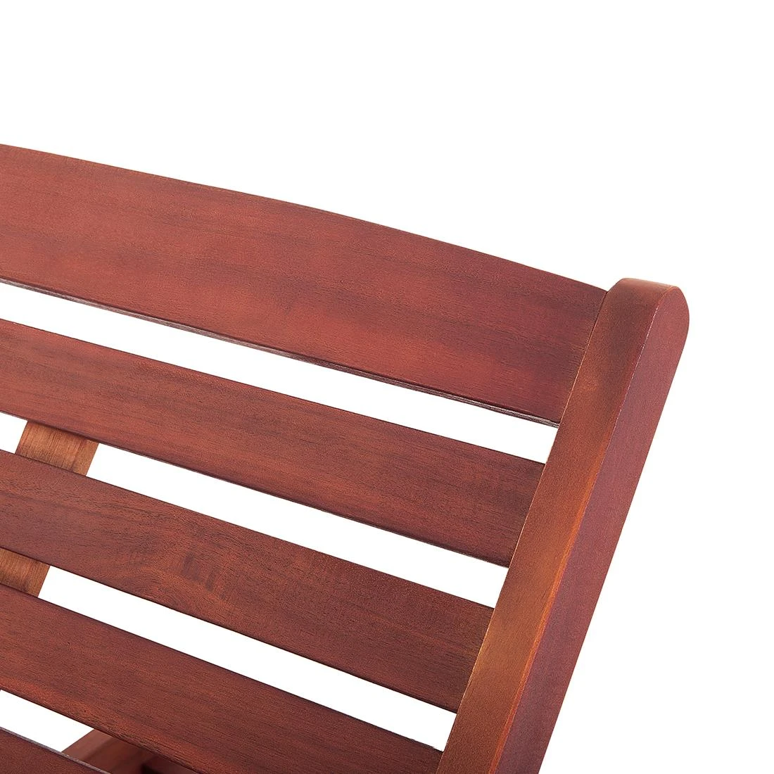 Beliani - MARLBORO | JAVA | TOSCANA - Ligstoel - Donkere Houtkleur 8 Beliani - MARLBORO | JAVA | TOSCANA - Ligstoel - Donkere Houtkleur - Afbeelding 6