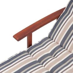 Beliani - MARLBORO | JAVA | TOSCANA - Ligstoel - Donkere Houtkleur 23 Beliani - MARLBORO | JAVA | TOSCANA - Ligstoel - Donkere Houtkleur -Meubels Voor Thuis 9434722