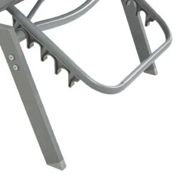 Beliani - VERNAZZA - Strandstoel - Grijs - Staal -Meubels Voor Thuis 9434739