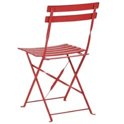 Beliani - FIORI - Bistroset Voor 2 - Rood - Staal -Meubels Voor Thuis 9435180