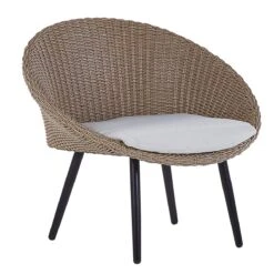 Beliani - ORTIGIA - Bistroset Voor 2 - Natuurlijk - PE Rotan -Meubels Voor Thuis 9435313