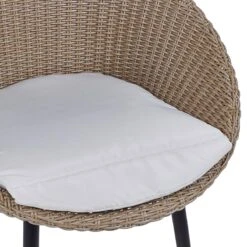 Beliani - ORTIGIA - Bistroset Voor 2 - Natuurlijk - PE Rotan -Meubels Voor Thuis 9435317