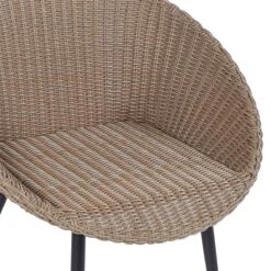 Beliani - ORTIGIA - Bistroset Voor 2 - Natuurlijk - PE Rotan -Meubels Voor Thuis 9435318