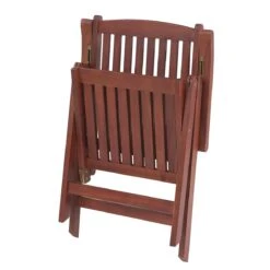 Beliani - TOSCANA - Bistroset Voor 2 - Rood - Acaciahout 22 Beliani - TOSCANA - Bistroset Voor 2 - Rood - Acaciahout -Meubels Voor Thuis 9435402