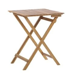 Beliani - TERNI - Bistroset Voor 2 - Lichte Houtkleur - Acaciahout -Meubels Voor Thuis 9435537