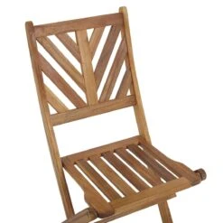 Beliani - TERNI - Bistroset Voor 2 - Lichte Houtkleur - Acaciahout -Meubels Voor Thuis 9435544