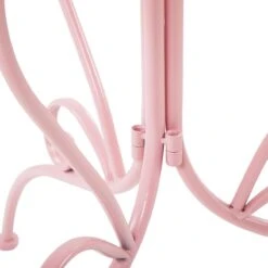 Beliani - ALBINIA - Bistroset Voor 2 - Roze - Metaal -Meubels Voor Thuis 9435678