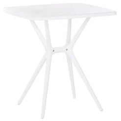 Beliani - SERSALE - Bistroset Voor 2 - Wit - Synthetisch Materiaal 14 Beliani - SERSALE - Bistroset Voor 2 - Wit - Synthetisch Materiaal -Meubels Voor Thuis 9435697