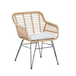 Beliani - TRESTINA - Bistroset Voor 2 - Natuurlijk - PE Rotan -Meubels Voor Thuis 9435731