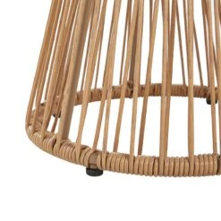 Beliani - TRESTINA - Bistroset Voor 2 - Natuurlijk - PE Rotan -Meubels Voor Thuis 9435754