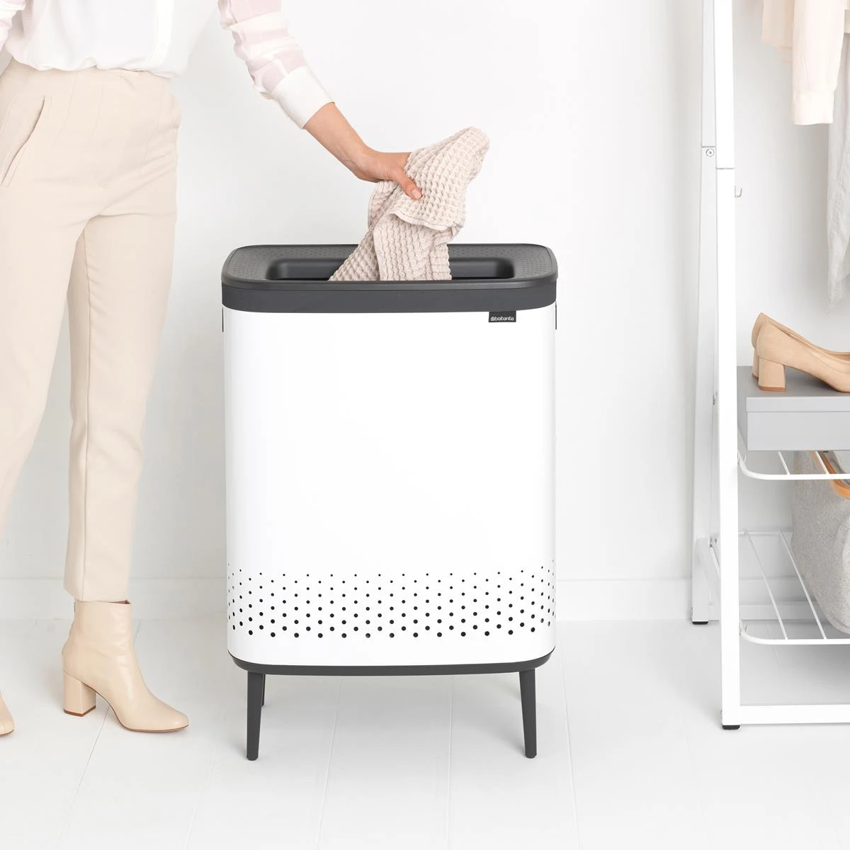Brabantia Bo Hi Wasbox 2 X 45 L - White 17 Brabantia Bo Hi Wasbox 2 X 45 L - White - Afbeelding 15
