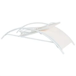 Beliani - GAETA - Zonnenbed - Beige - Staal -Meubels Voor Thuis 9436180