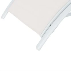 Beliani - GAETA - Zonnenbed - Beige - Staal -Meubels Voor Thuis 9436186