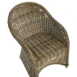 Beliani - SUSUA - Tuinstoel Set Van 2 - Natuurlijk - Rotan -Meubels Voor Thuis 9436208