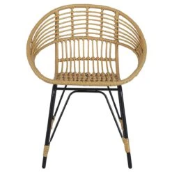 Beliani - PELLARO - Bistroset Voor 2 - Natuurlijk - PE Rotan -Meubels Voor Thuis 9437243