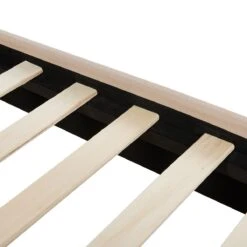 Beliani-AMBASSADOR-Eenpersoonsbed-Donkerhout-90 X 200 Cm-Polyester -Meubels Voor Thuis 9437331