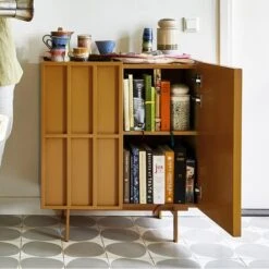 HKliving Cupboard Opbergkast - Ginger Orange -Meubels Voor Thuis 9437406